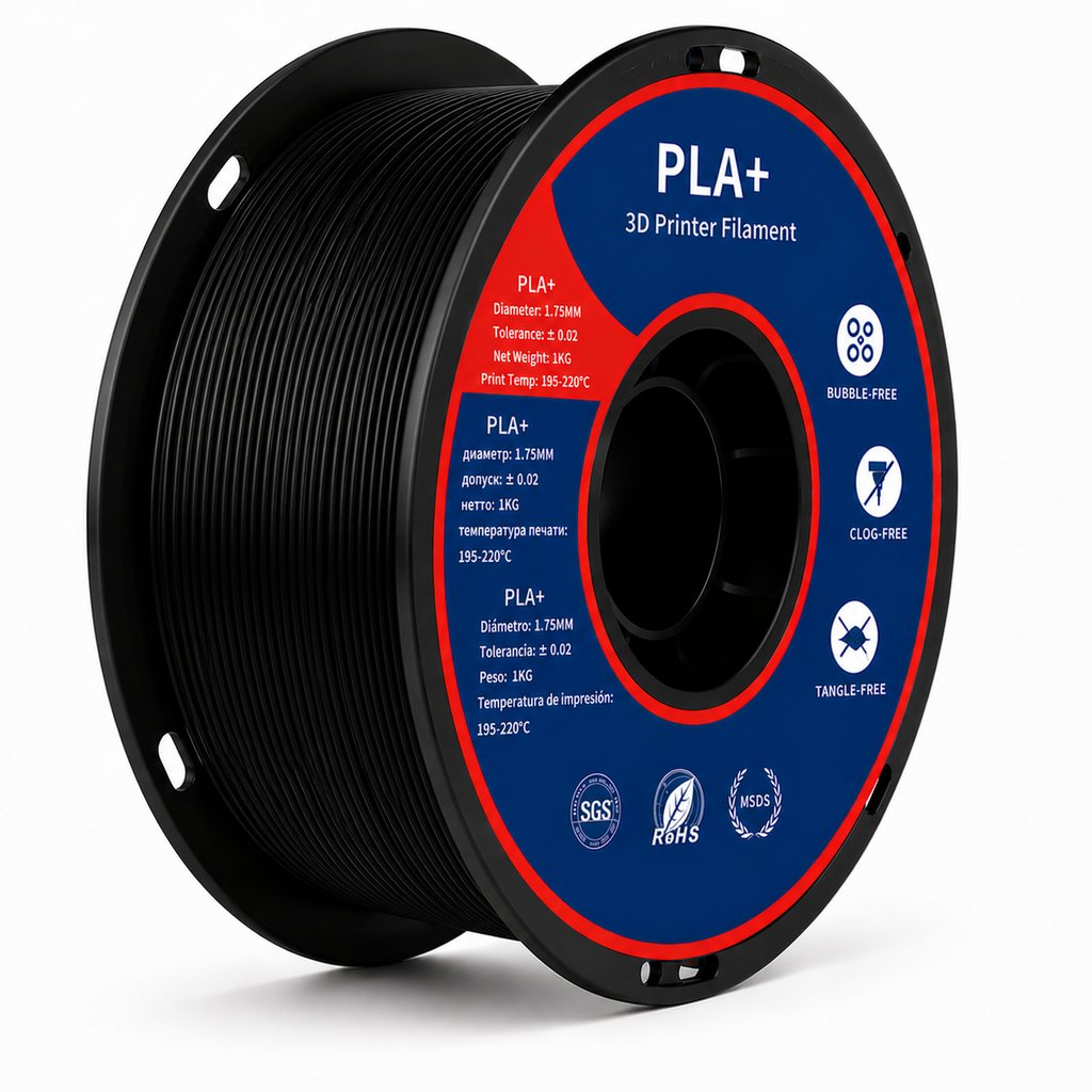 PLA+ Black 1.75mm (1 KG)