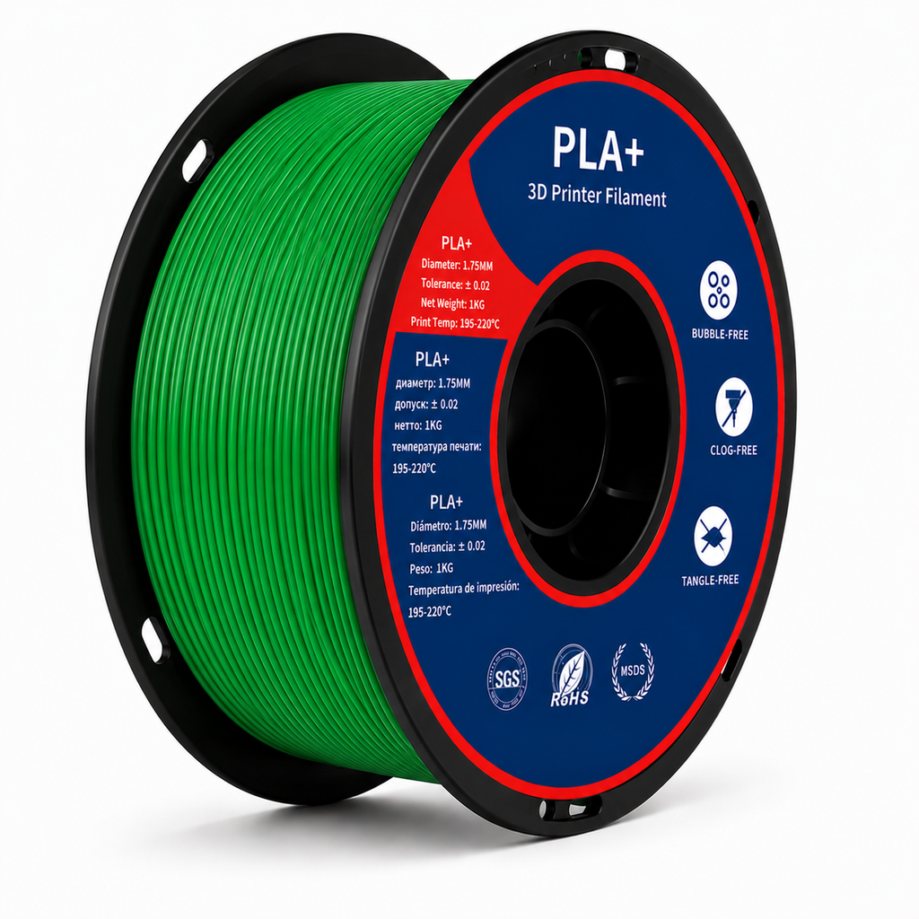 PLA+ Green 1.75mm (1 KG)