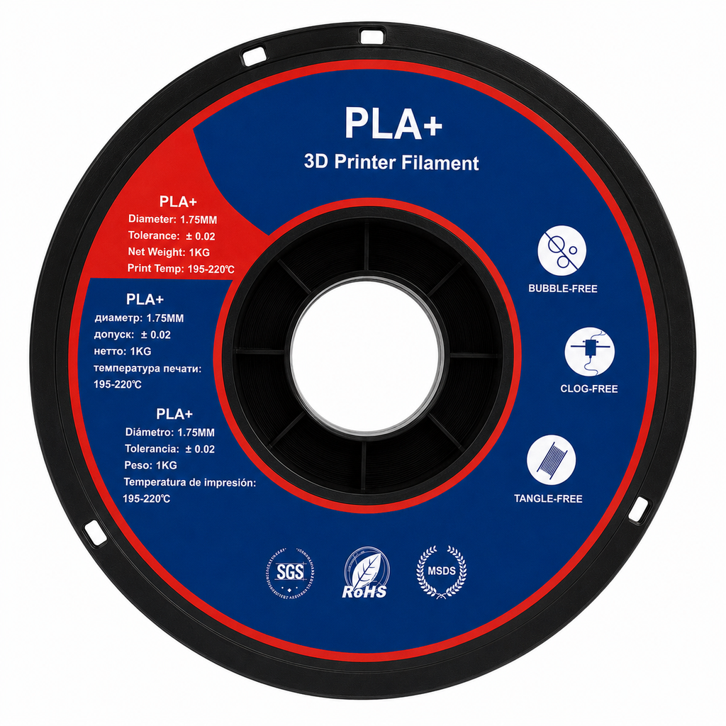 PLA+ Black 1.75mm (1 KG)