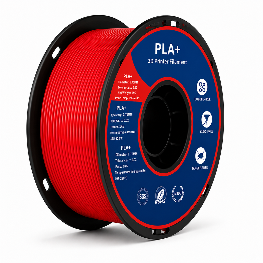 PLA+ Red 1.75mm (1 KG)